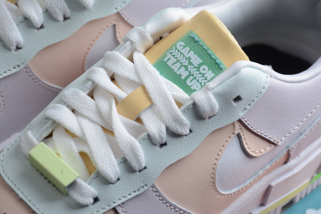 Nike Air Force One Grey / Tan / Sage / Yellow