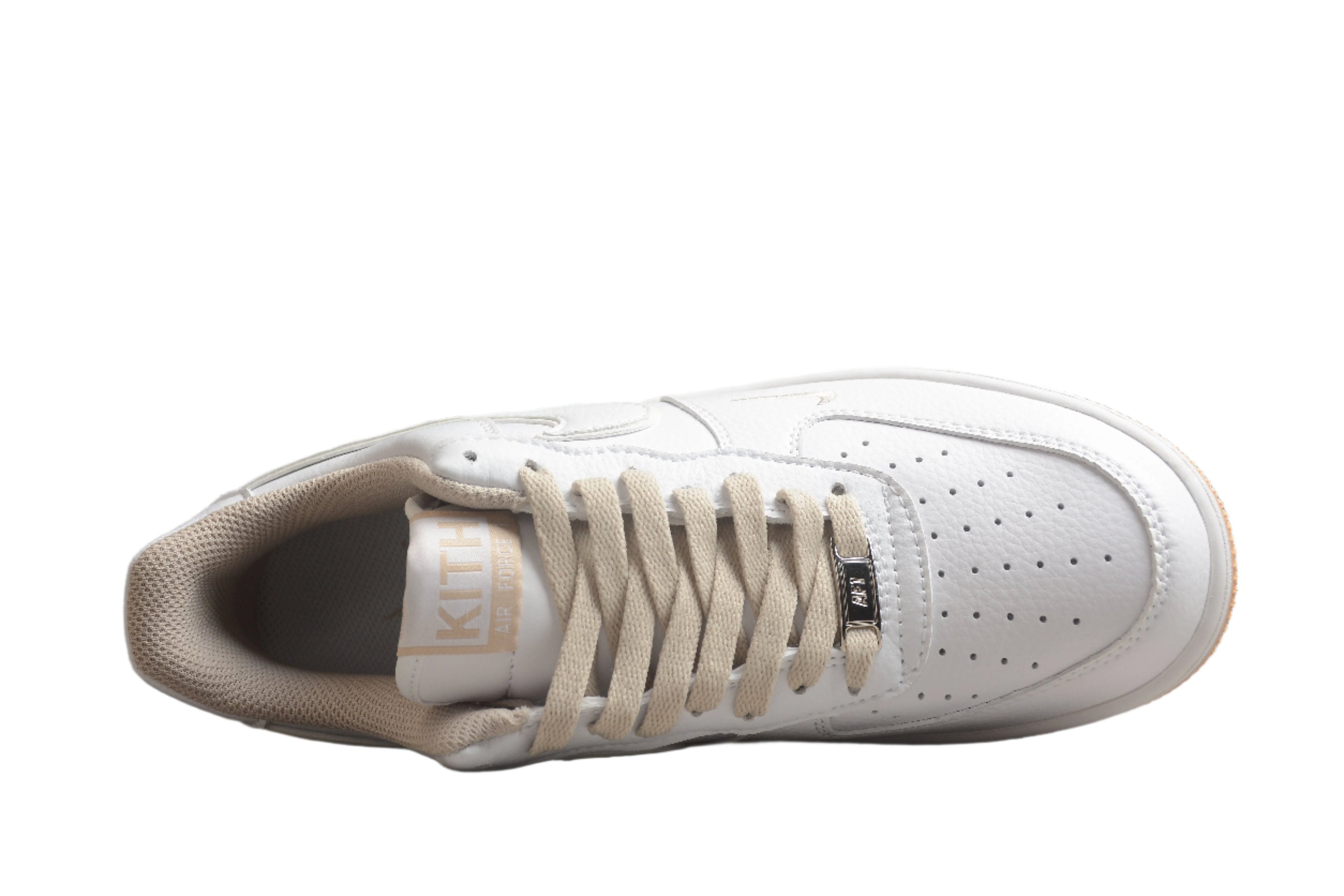 Nike Air Force One White / Particle Pink / Metallic Silver