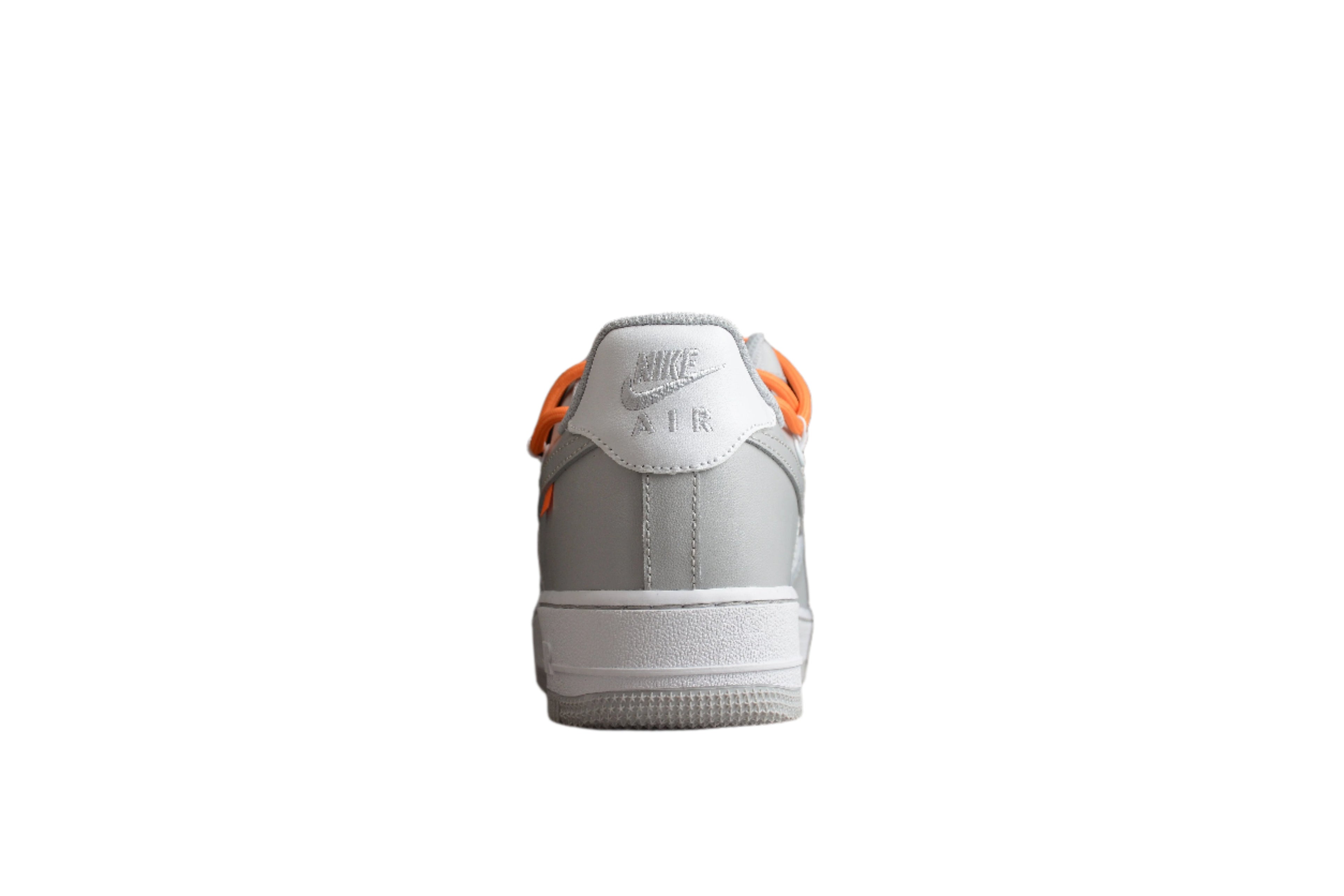 Nike Air Force One Light Grey / Orange