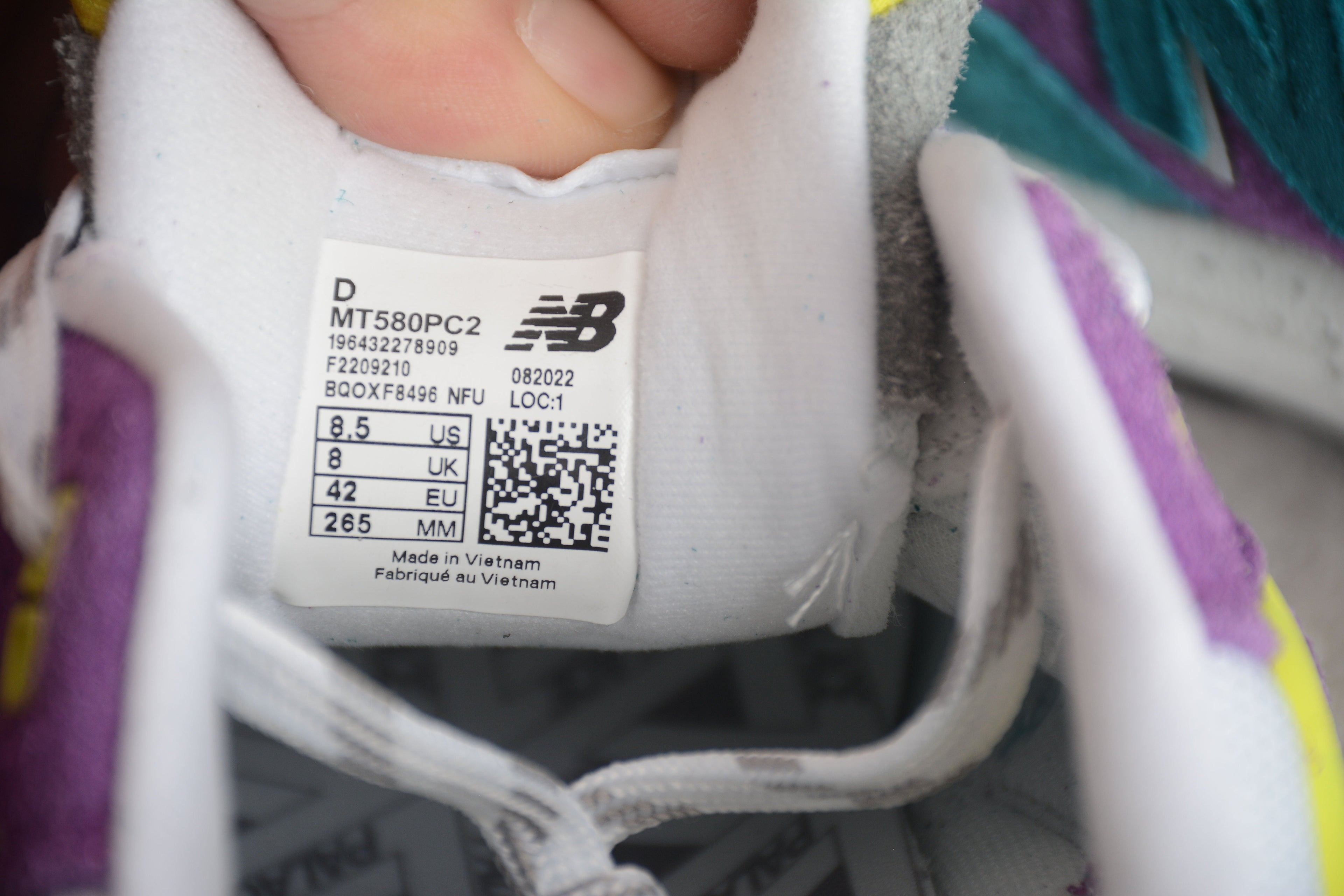 New Balance 580 Shaded Spruce/Pansy/Evening Primrose