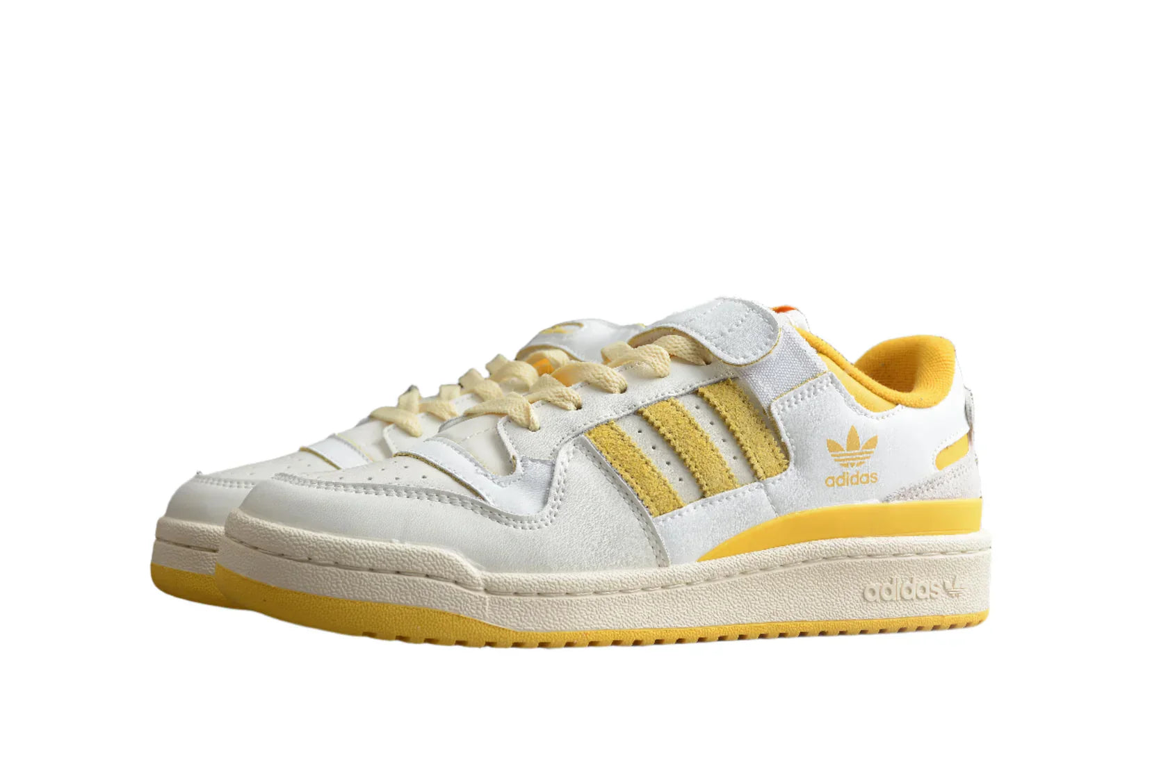 Adidas Forum White / Yellow