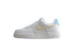 Nike Air Force One White / Light Yellow / Blue