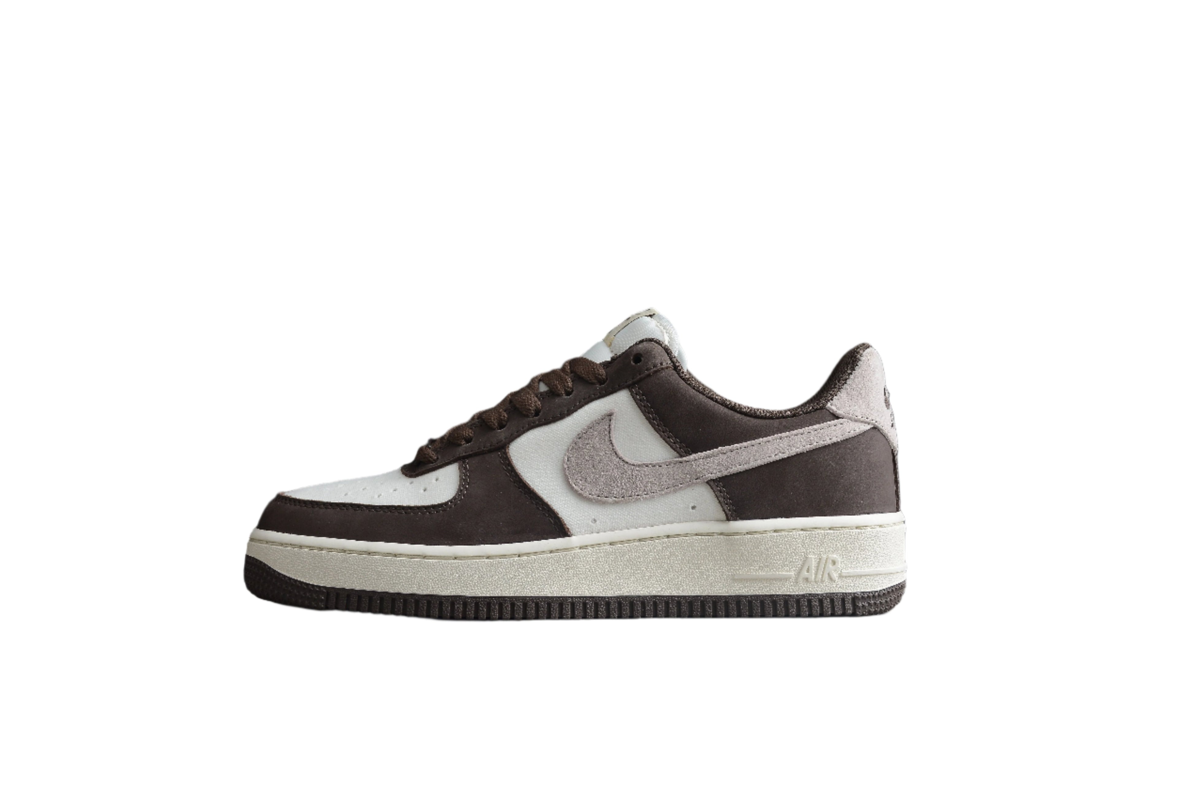 Nike Air Force One Brown / Beige / White