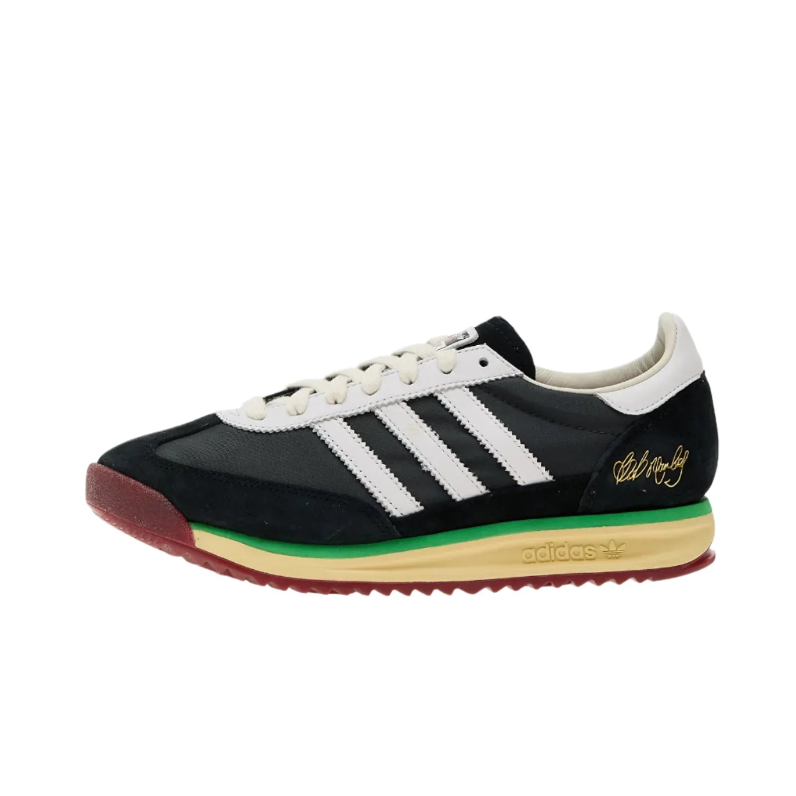Adidas SL 72 OG Core Black / Rasta Gold