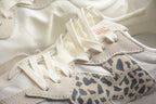 New Balance 327 White / Leopard