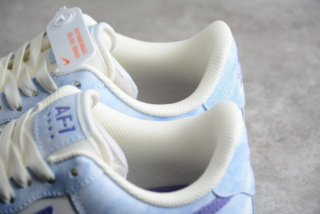 Nike Air Force One White / Blue / Purple