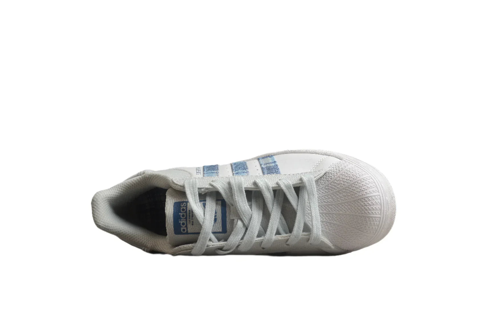 Adidas Superstar White / Light-Blue Jeans