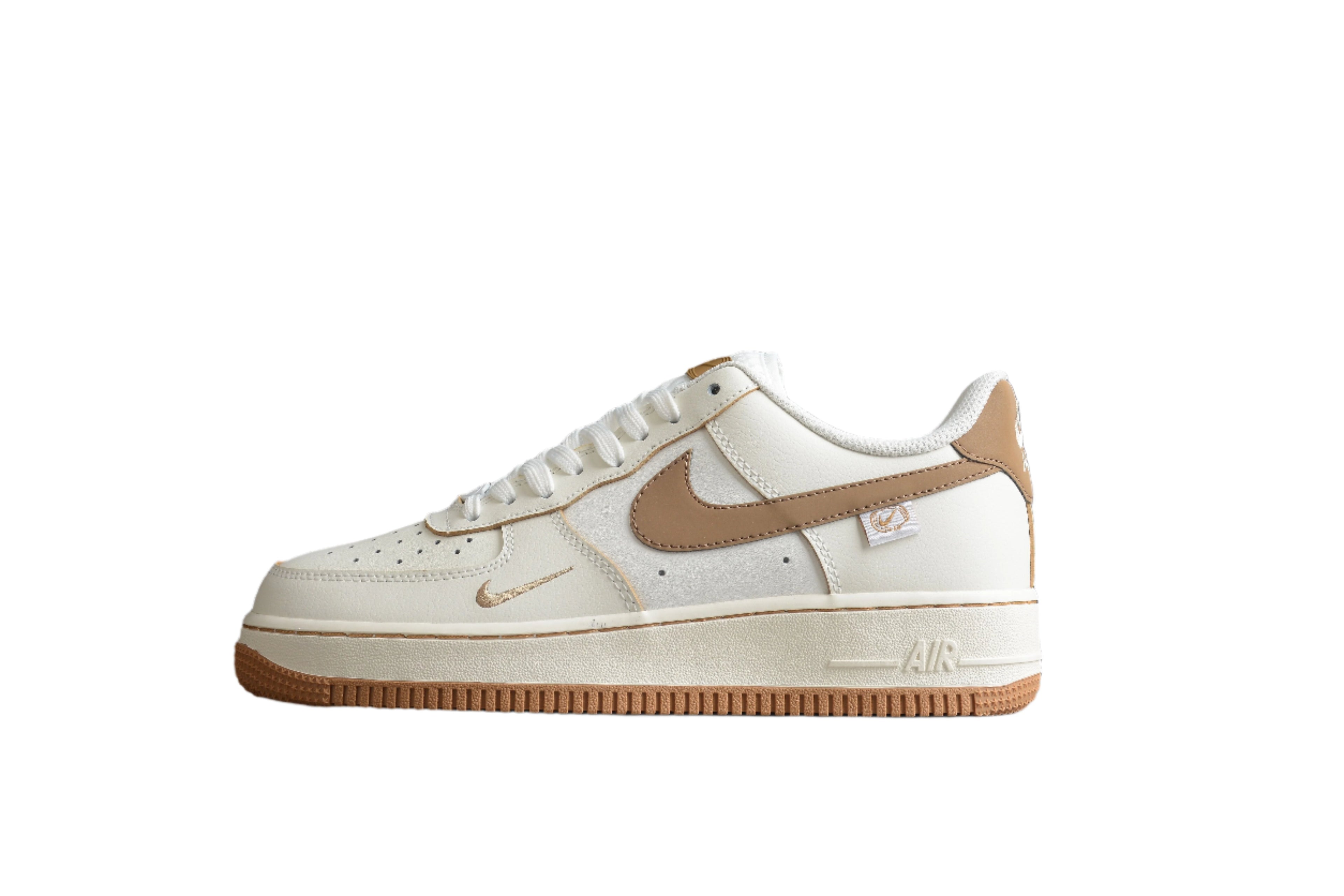 Nike Air Force One Mocha Brown / White