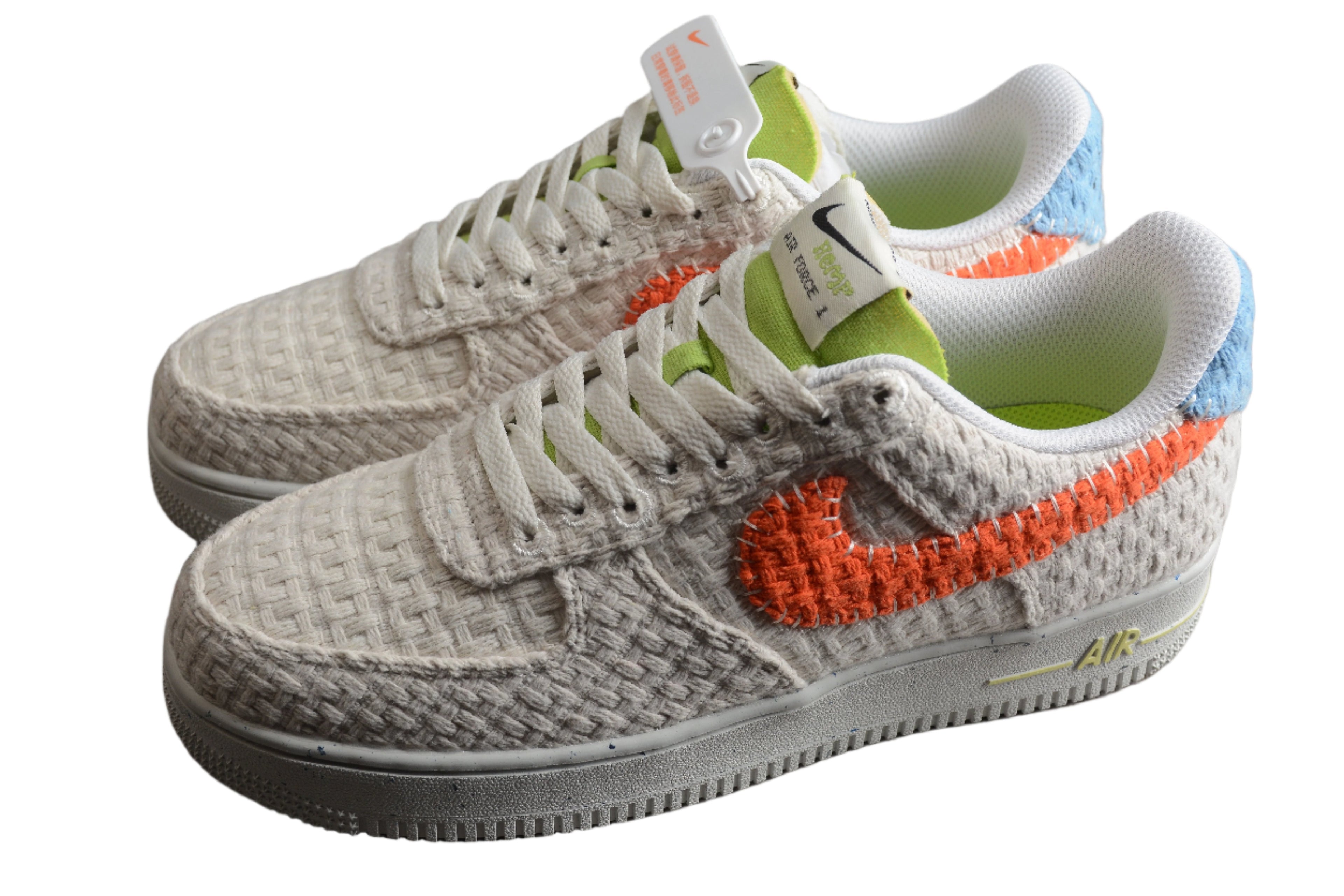 Nike Air Force One Hemp Phantom Team Orange