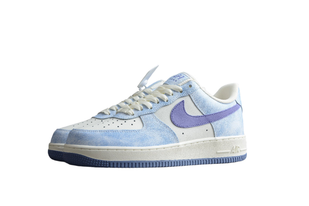 Nike Air Force One White / Blue / Purple