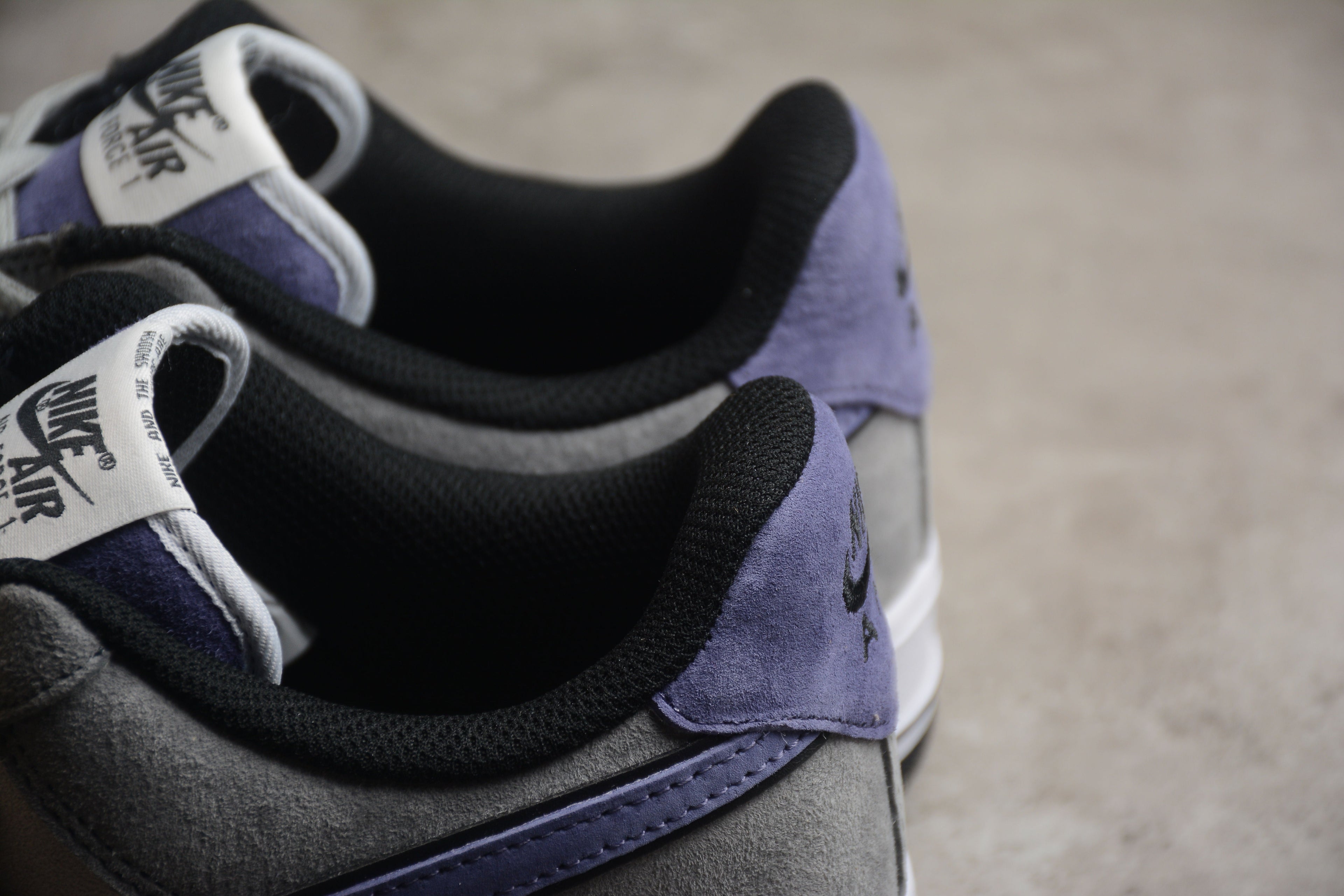 Nike Air Force One Grey / Purple