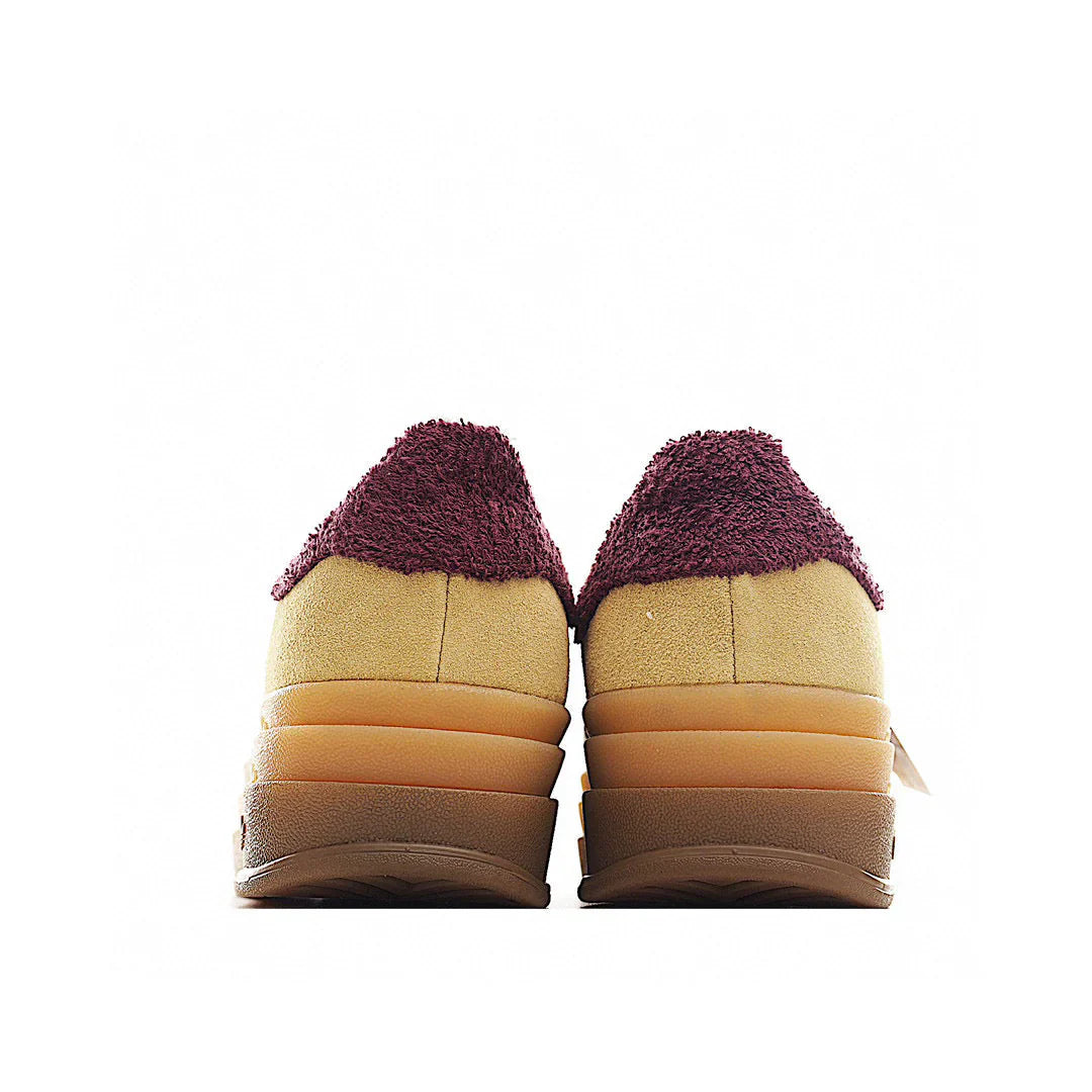 Adidas Gazelle Bold Yellow / Burgundy
