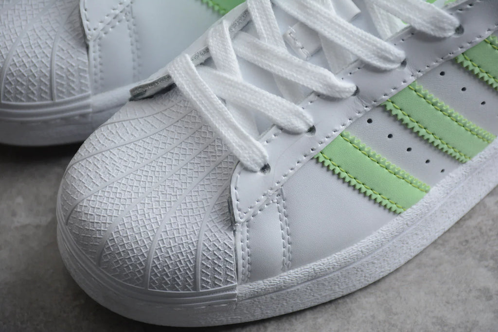 Adidas Superstar White / Green