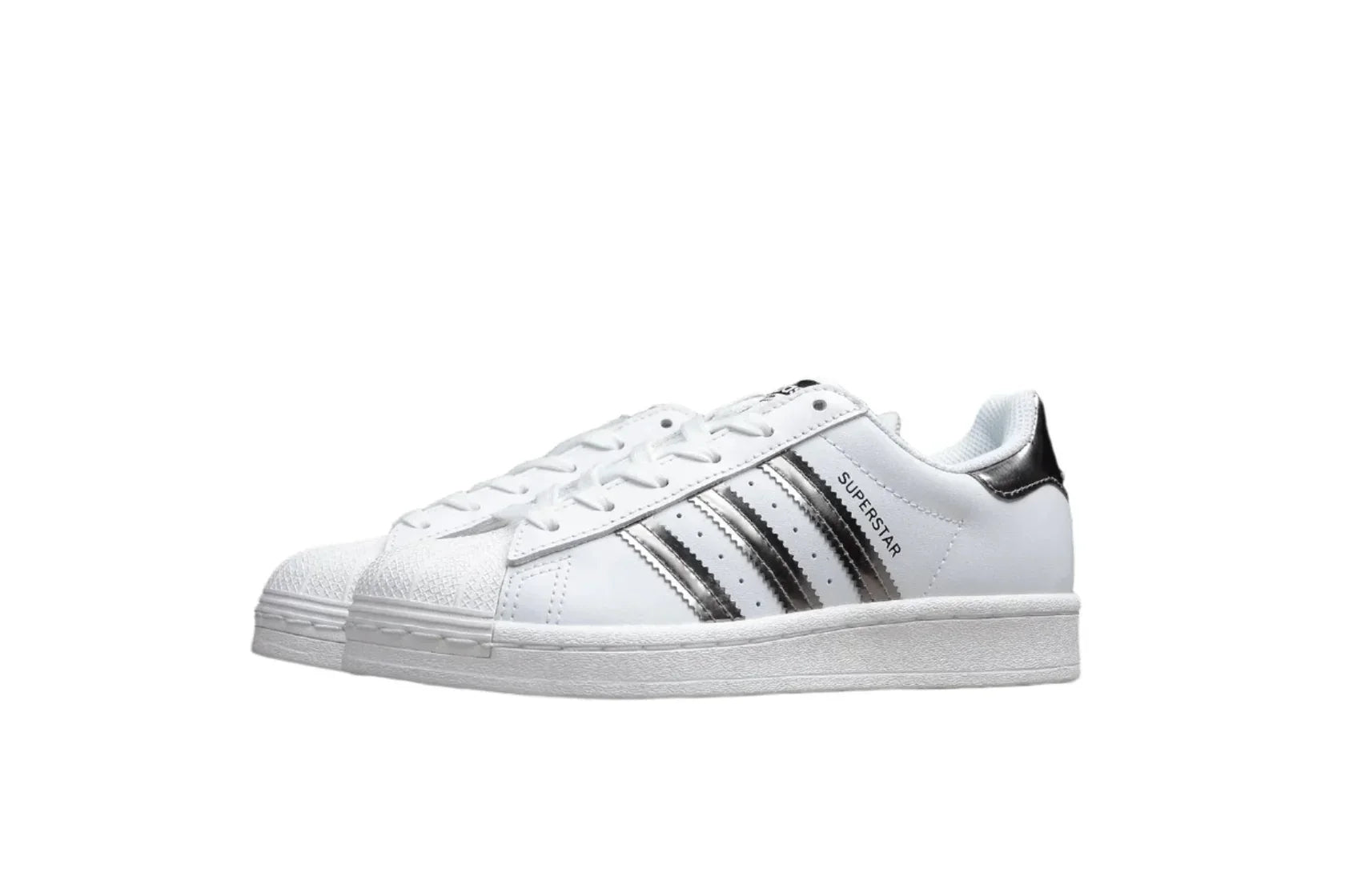 Adidas Superstar White / Silver-Metallic