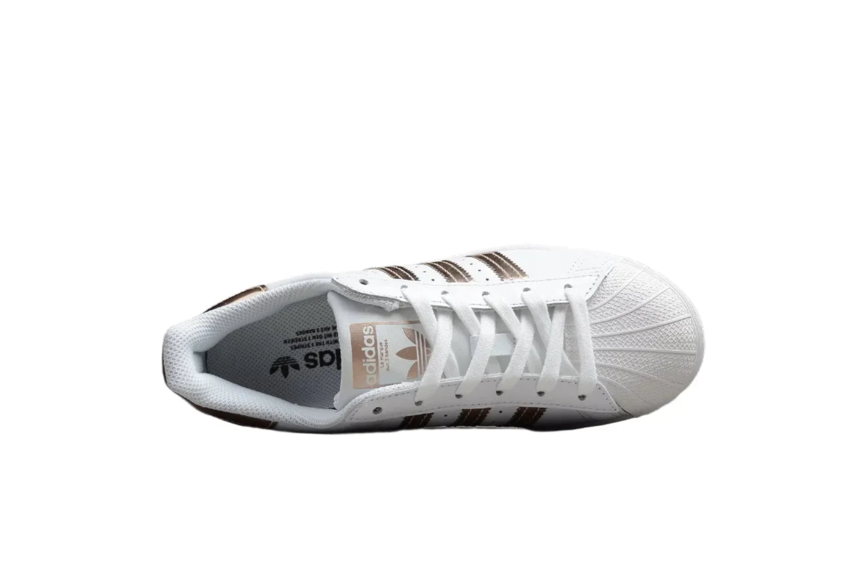 Adidas Superstar White / Light Bronze