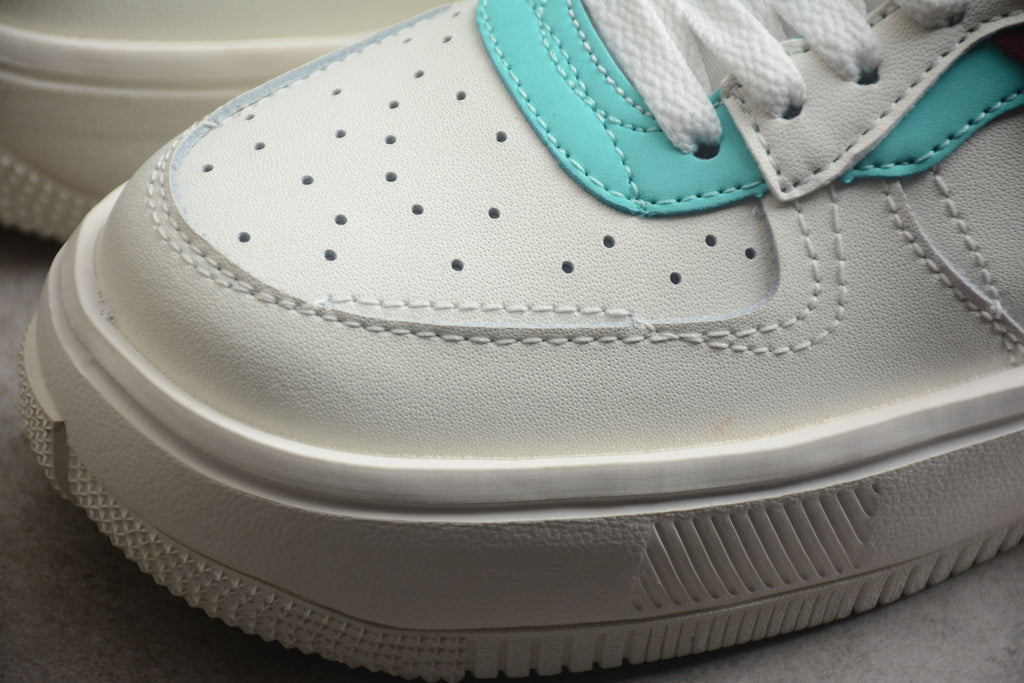 Nike Air Force One Bright Pink and Blue