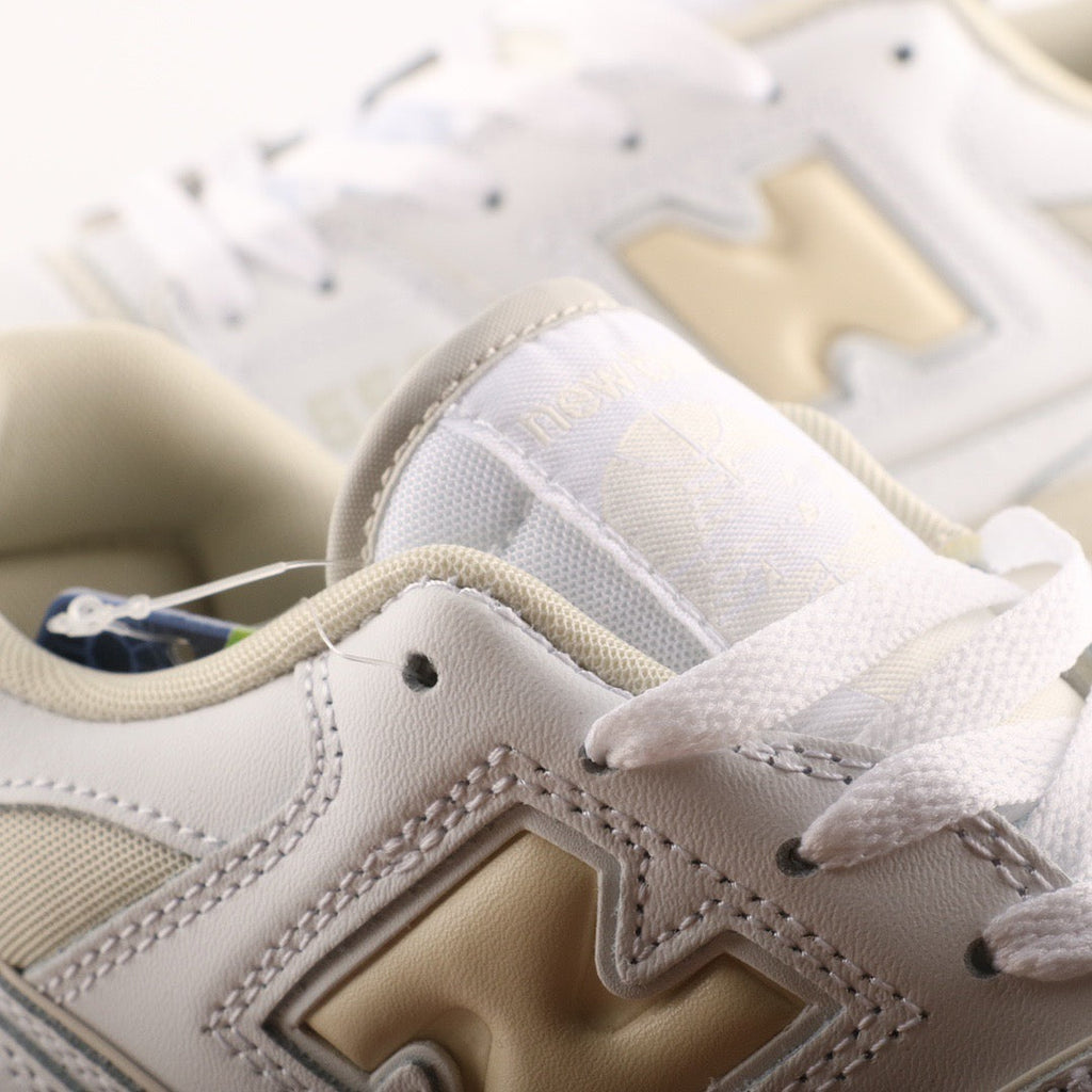 New Balance 550  White Linen