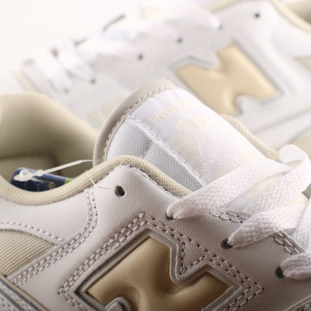 New Balance 550  White Linen