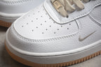 Nike Air Force One White / Particle Pink / Metallic Silver