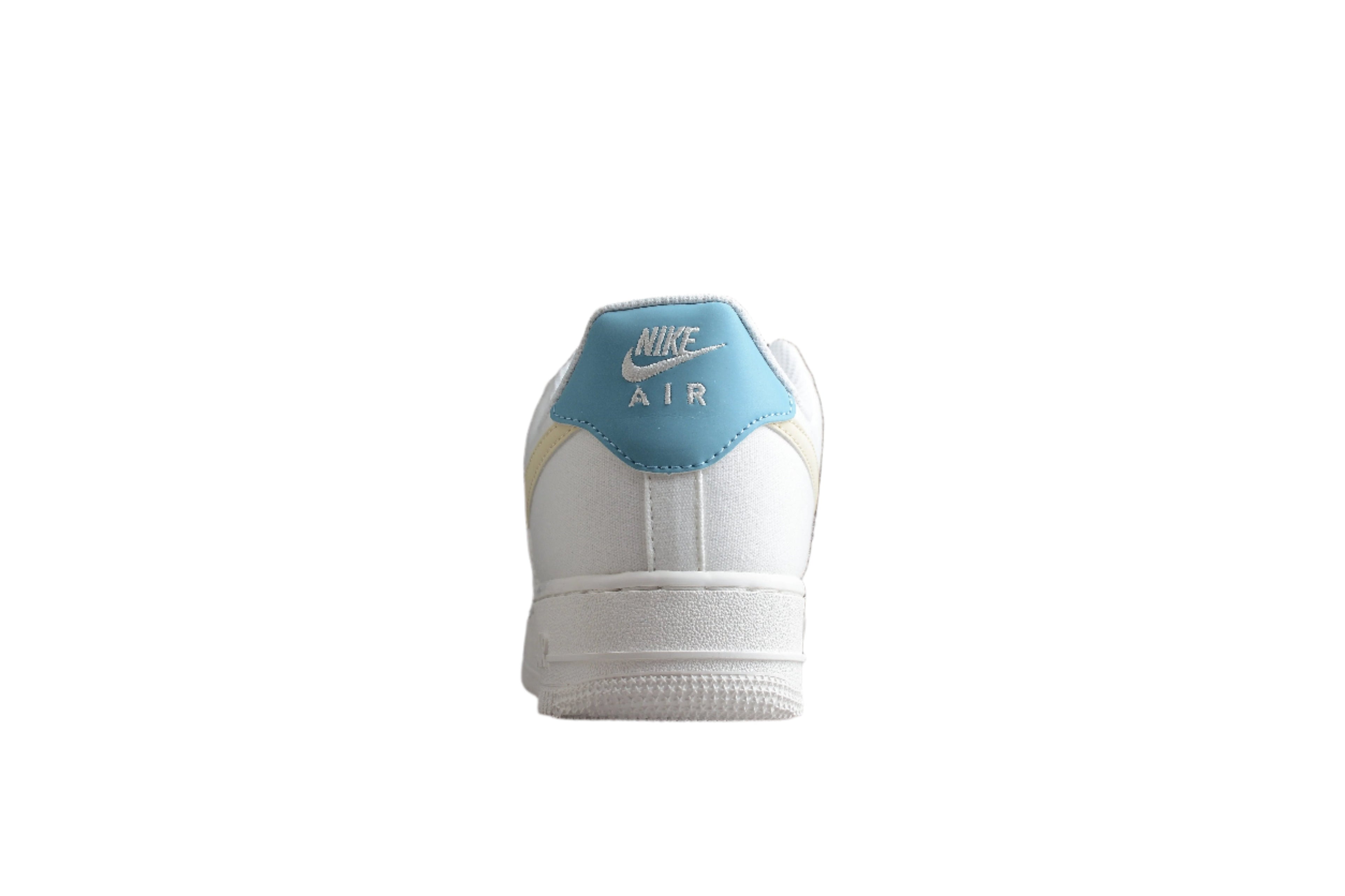 Nike Air Force One White / Light Yellow / Blue