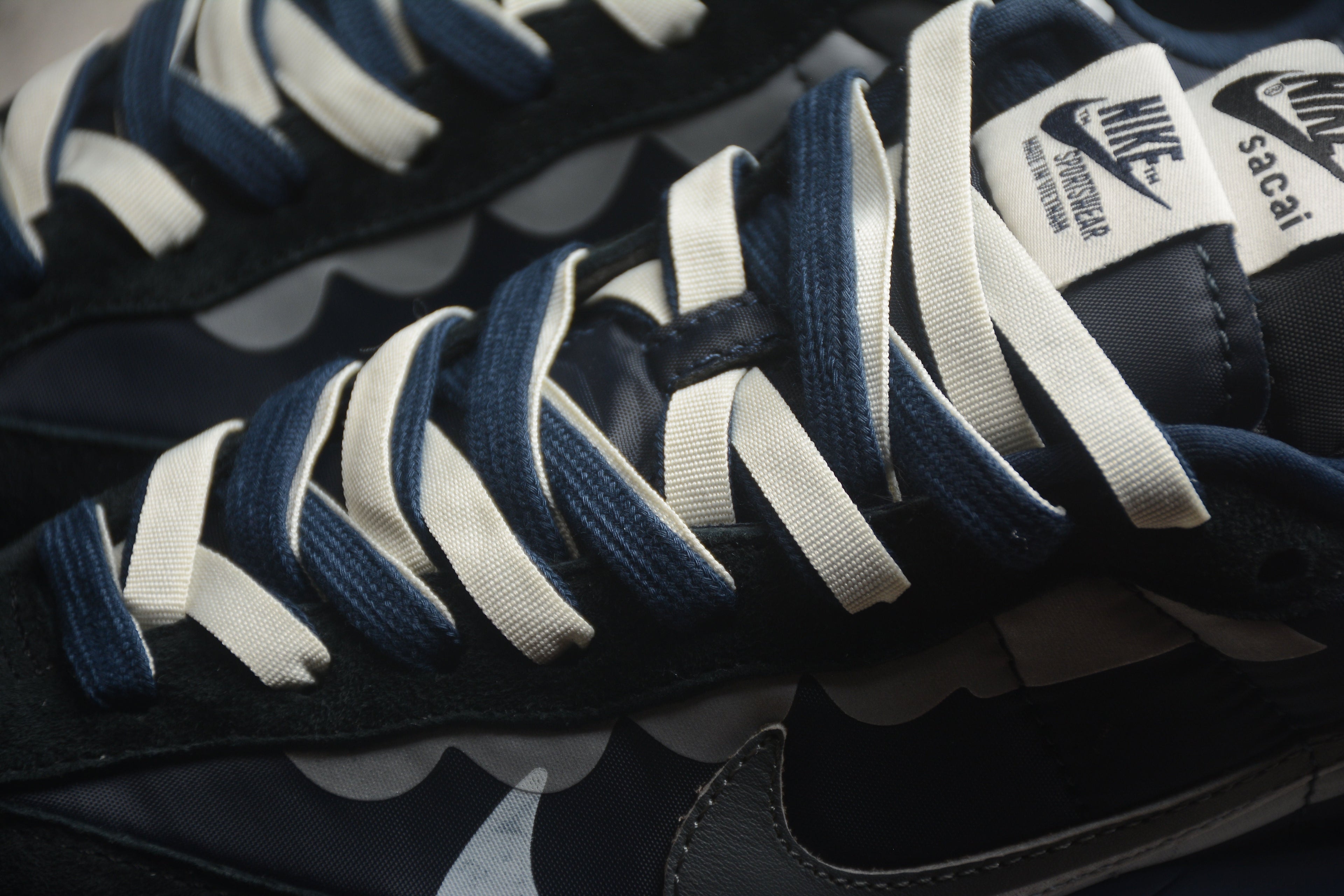 Nike x sacai VaporWaffle Dark Blue