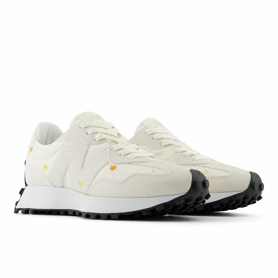 New Balance 327 White / Flowers