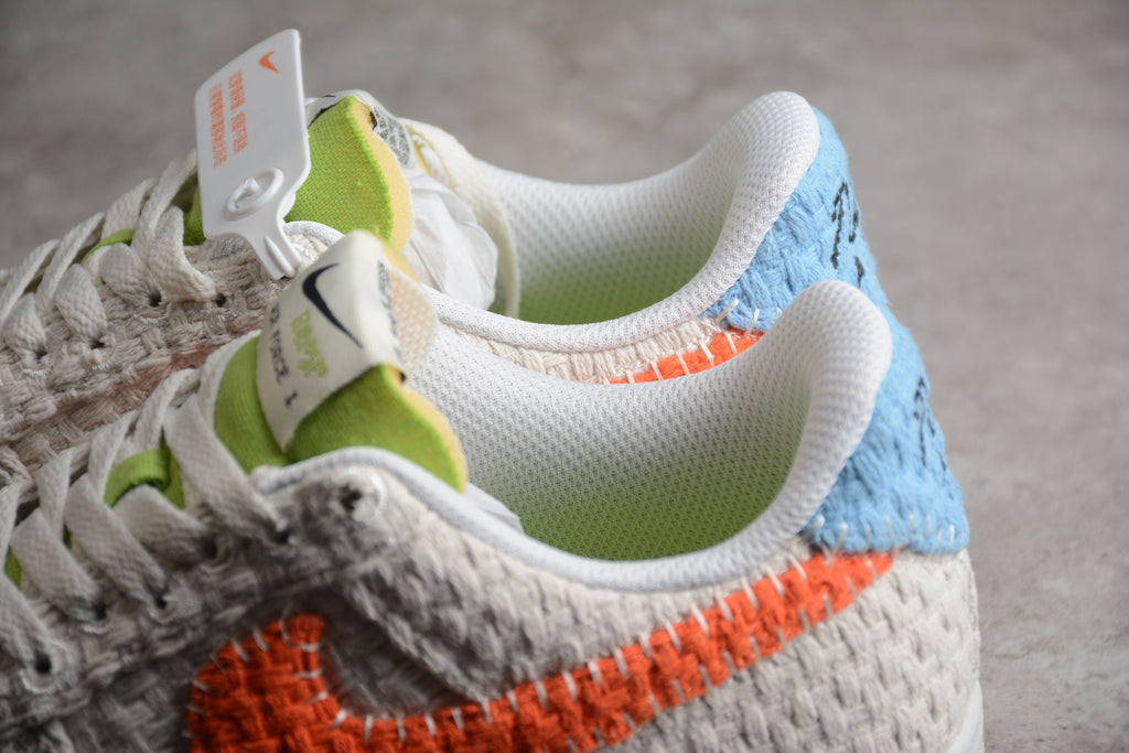 Nike Air Force One Hemp Phantom Team Orange