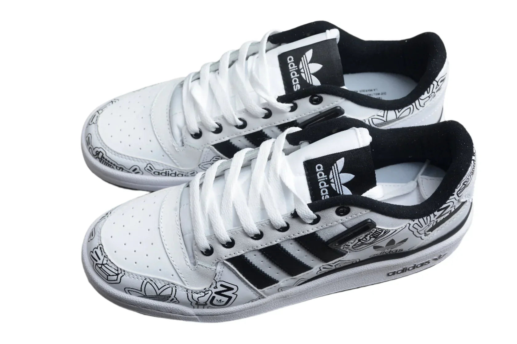 Adidas Forum Bold Graphics / White Black