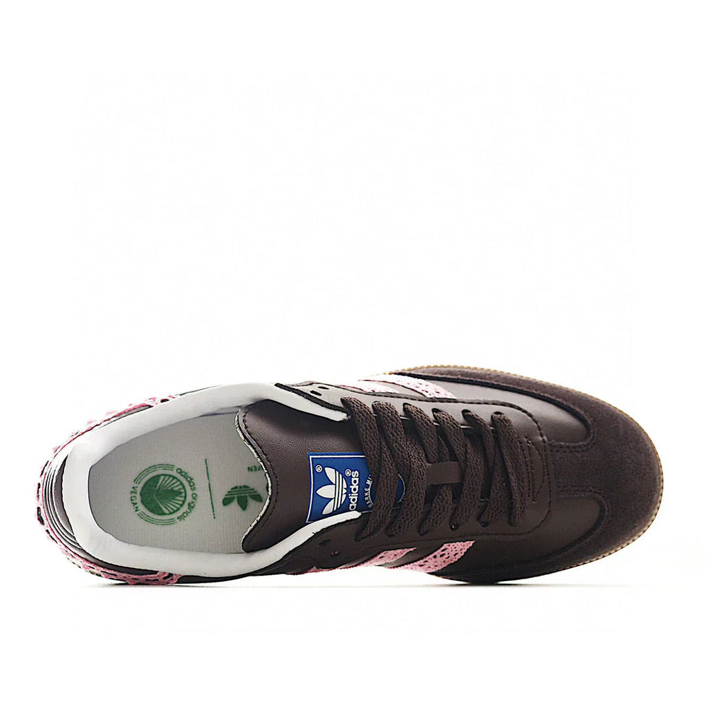 Adidas Samba Dark Coffee / Pink Lace