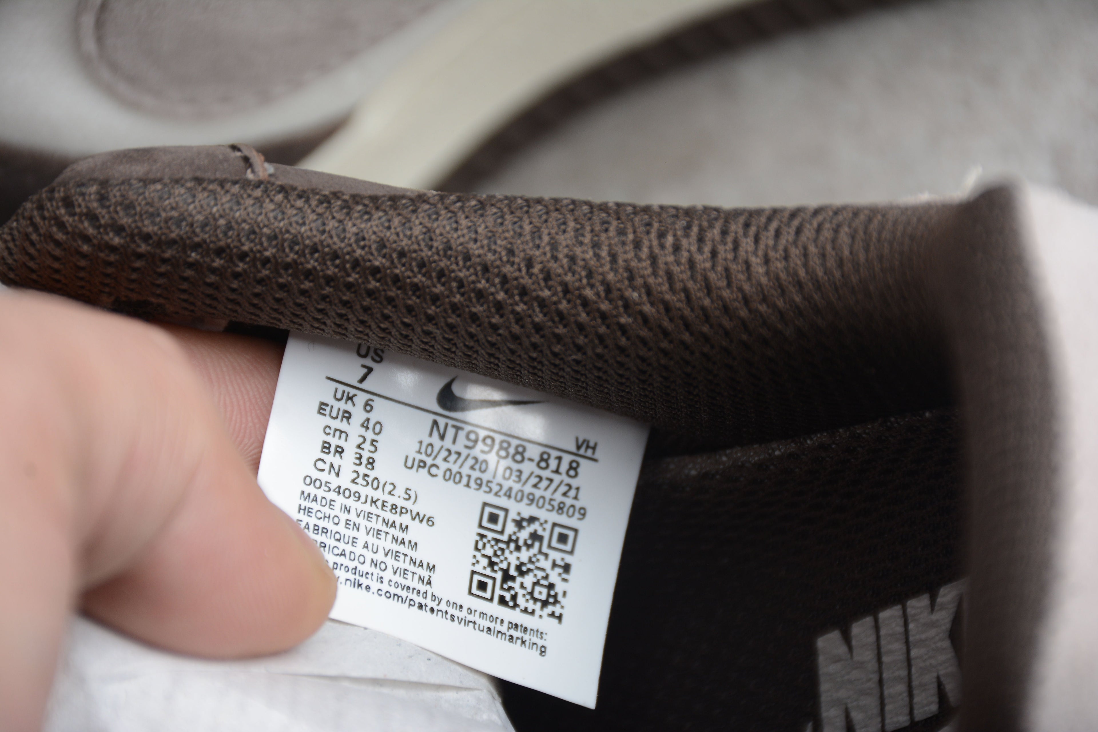 Nike Air Force One Brown / Beige / White