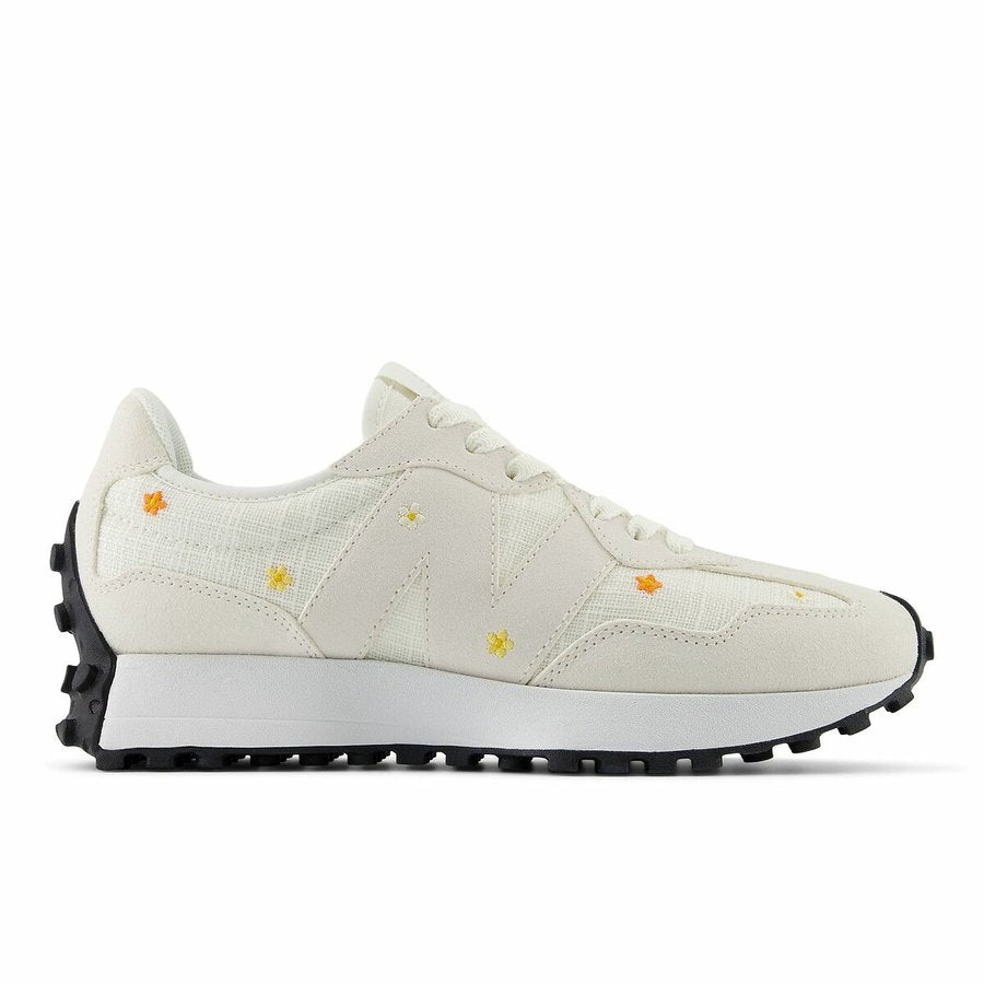 New Balance 327 White / Flowers