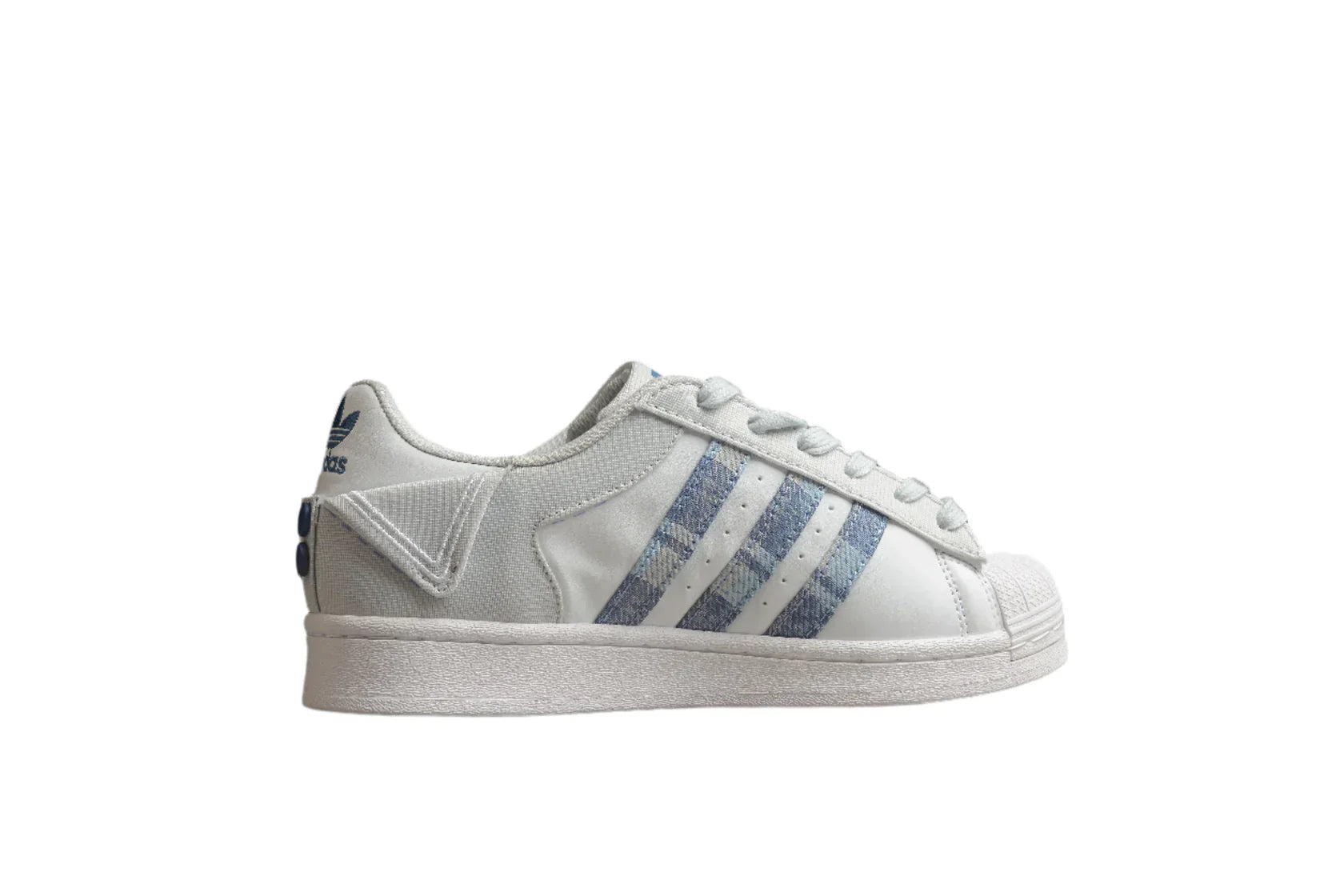 Adidas Superstar White / Light-Blue Jeans
