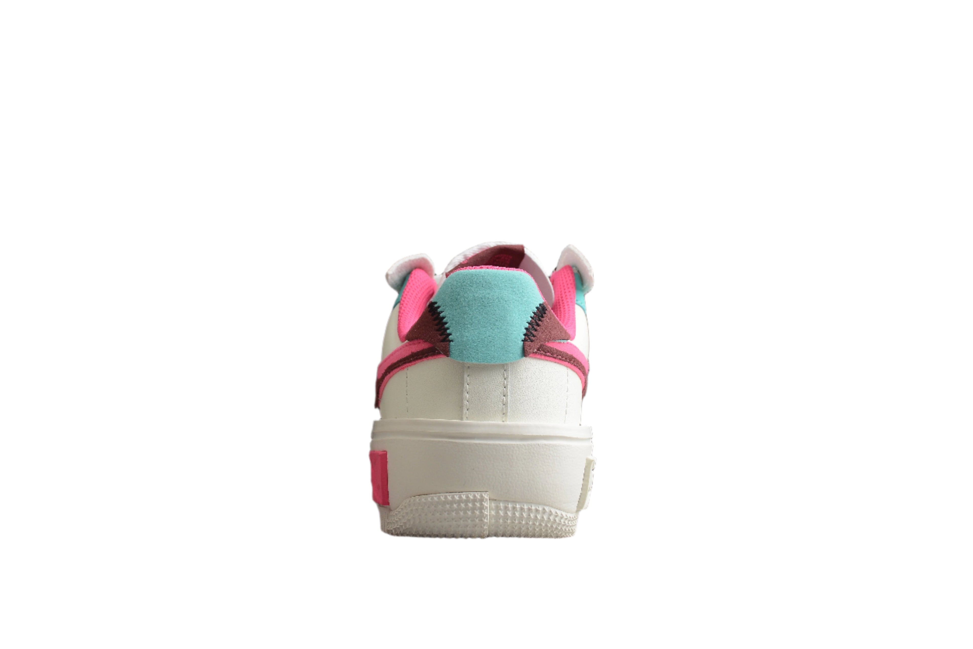 Nike Air Force One Bright Pink and Blue
