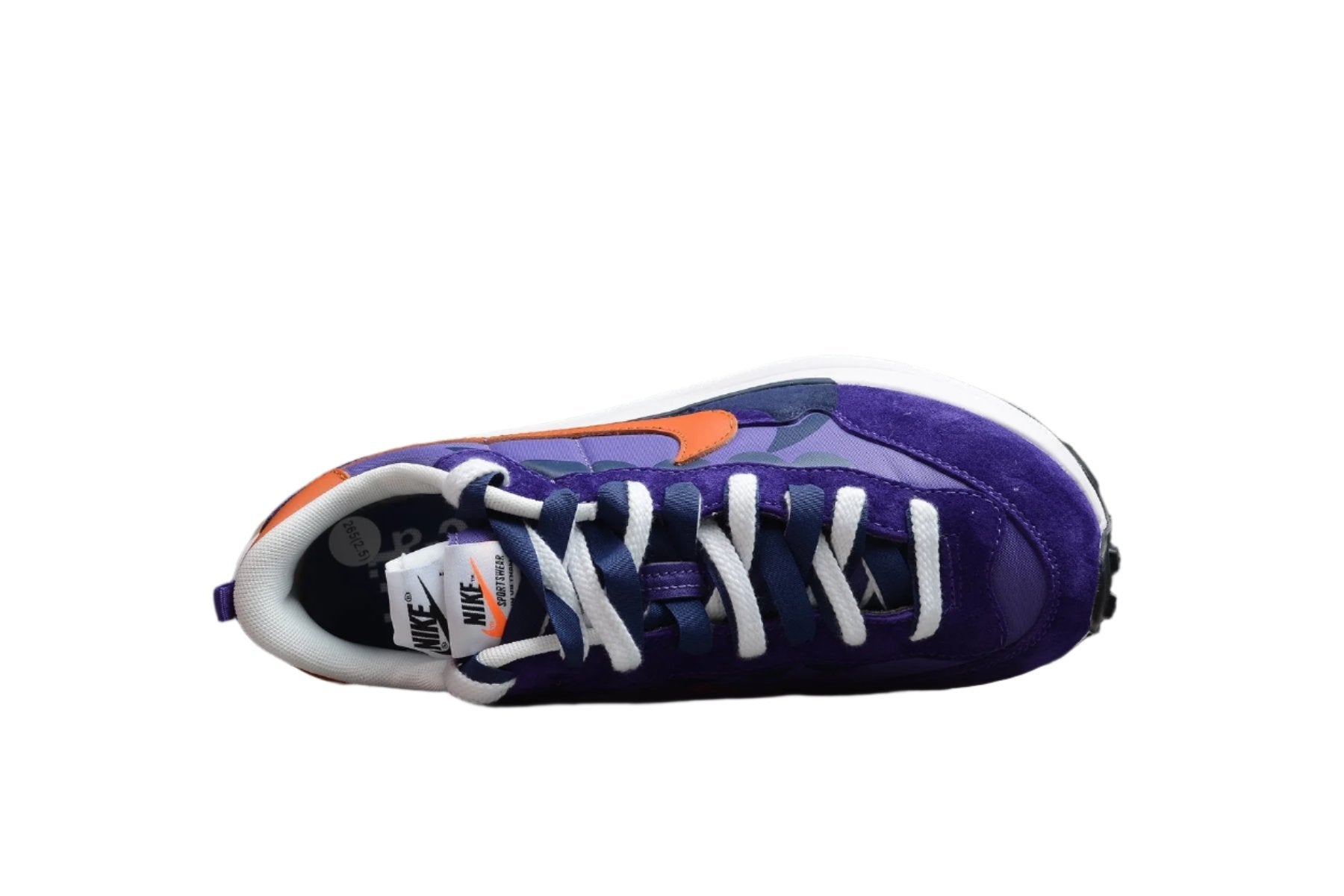 Nike x sacai VaporWaffle Purple / Orange