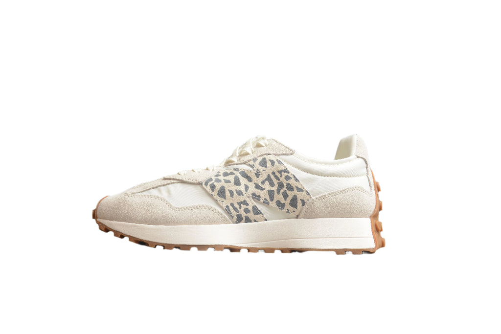 New Balance 327 White / Leopard