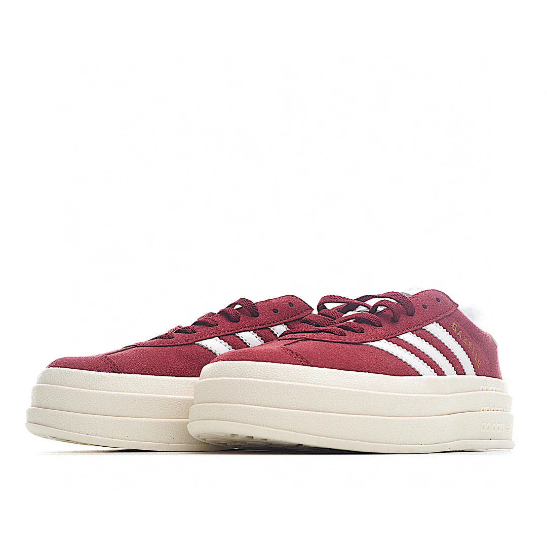 Adidas Gazelle Bold Wine-Red / White