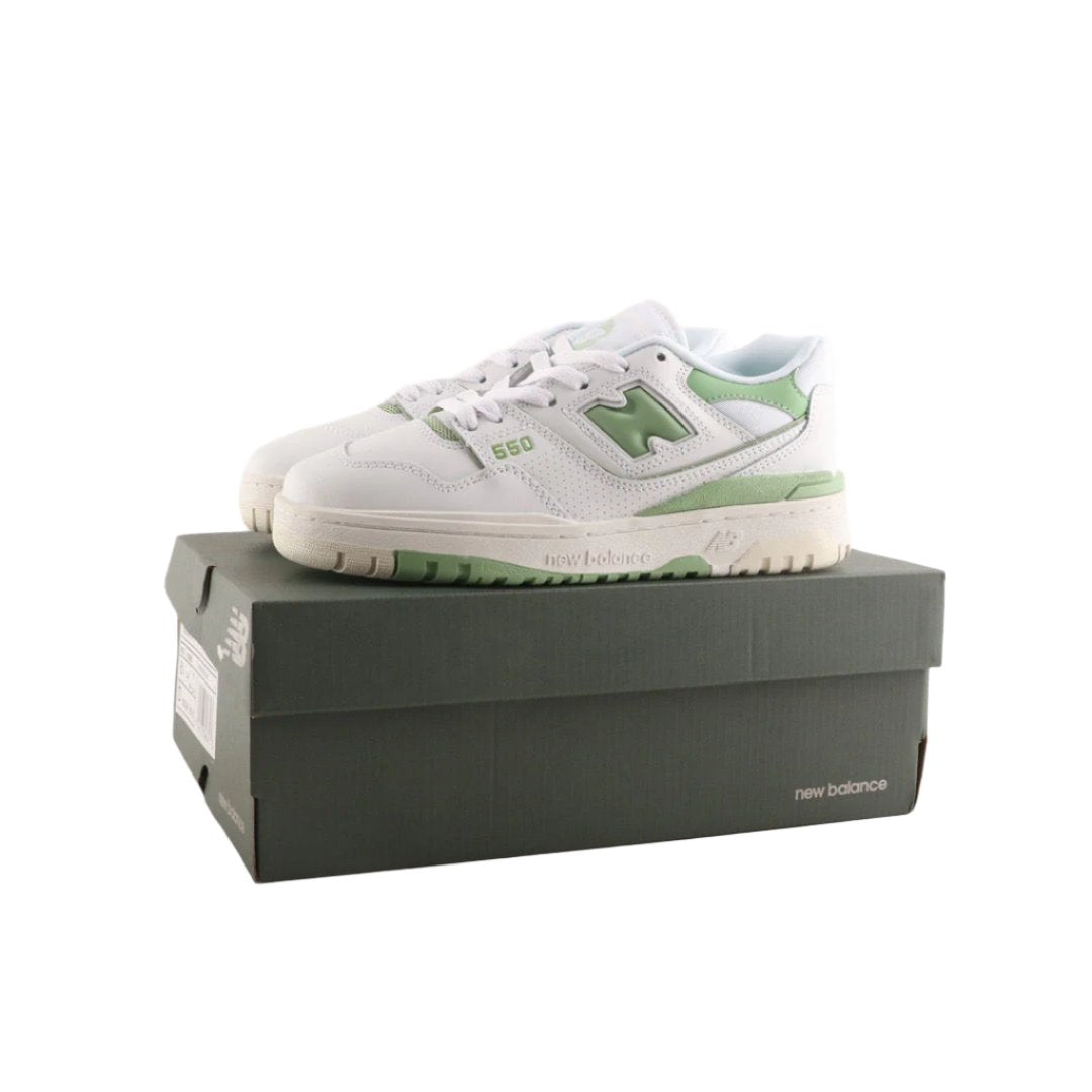 New Balance 550 White Mint Green