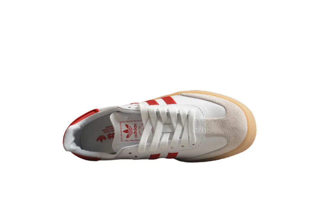 Adidas Samba White / Solar Red