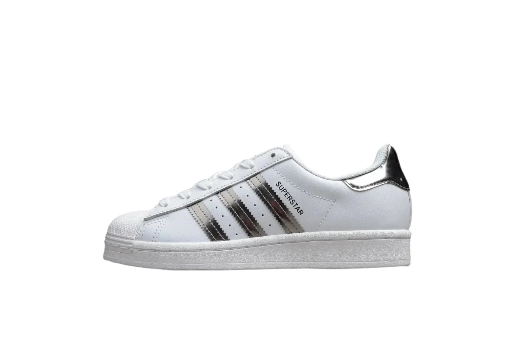 Adidas Superstar White / Silver-Metallic