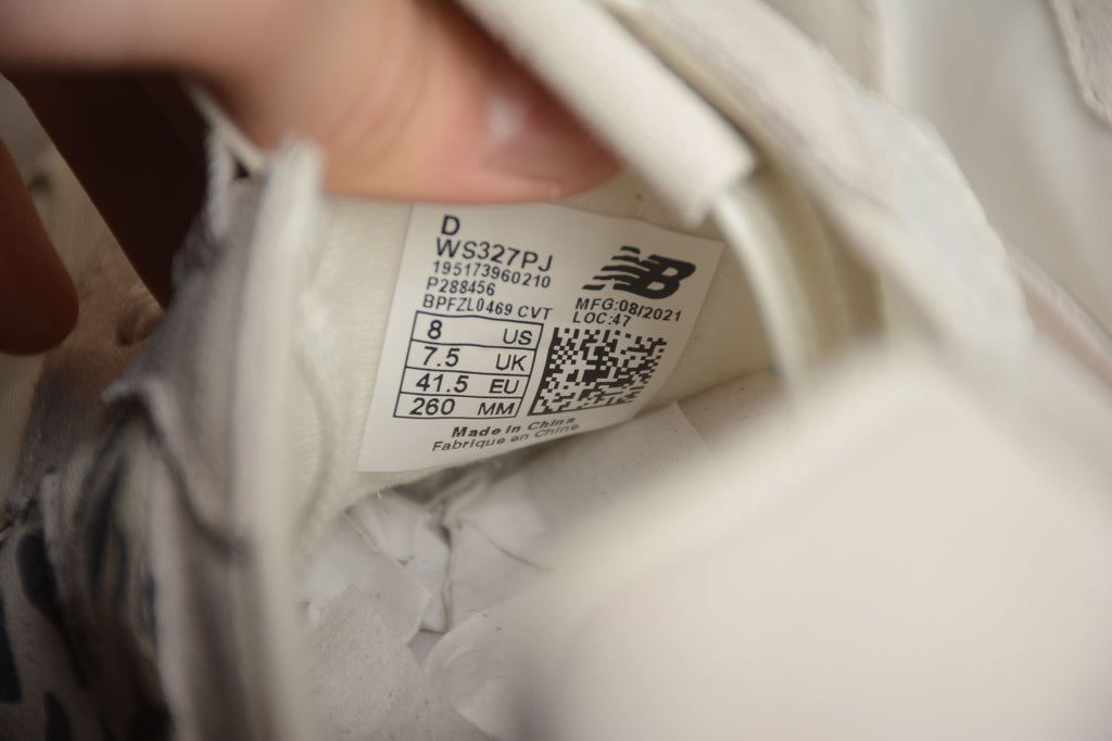 New Balance 327 White / Leopard
