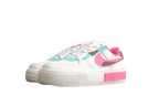 Nike Air Force One Bright Pink and Blue