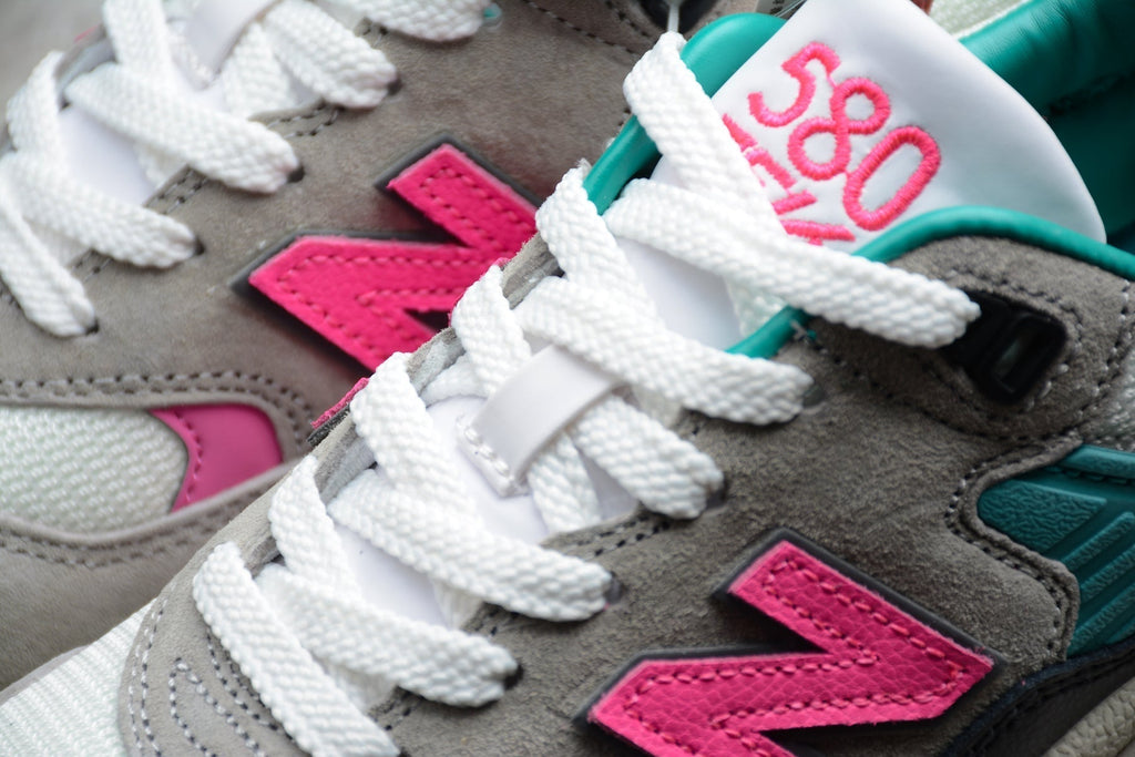 New Balance 580 Grey Pink Teal
