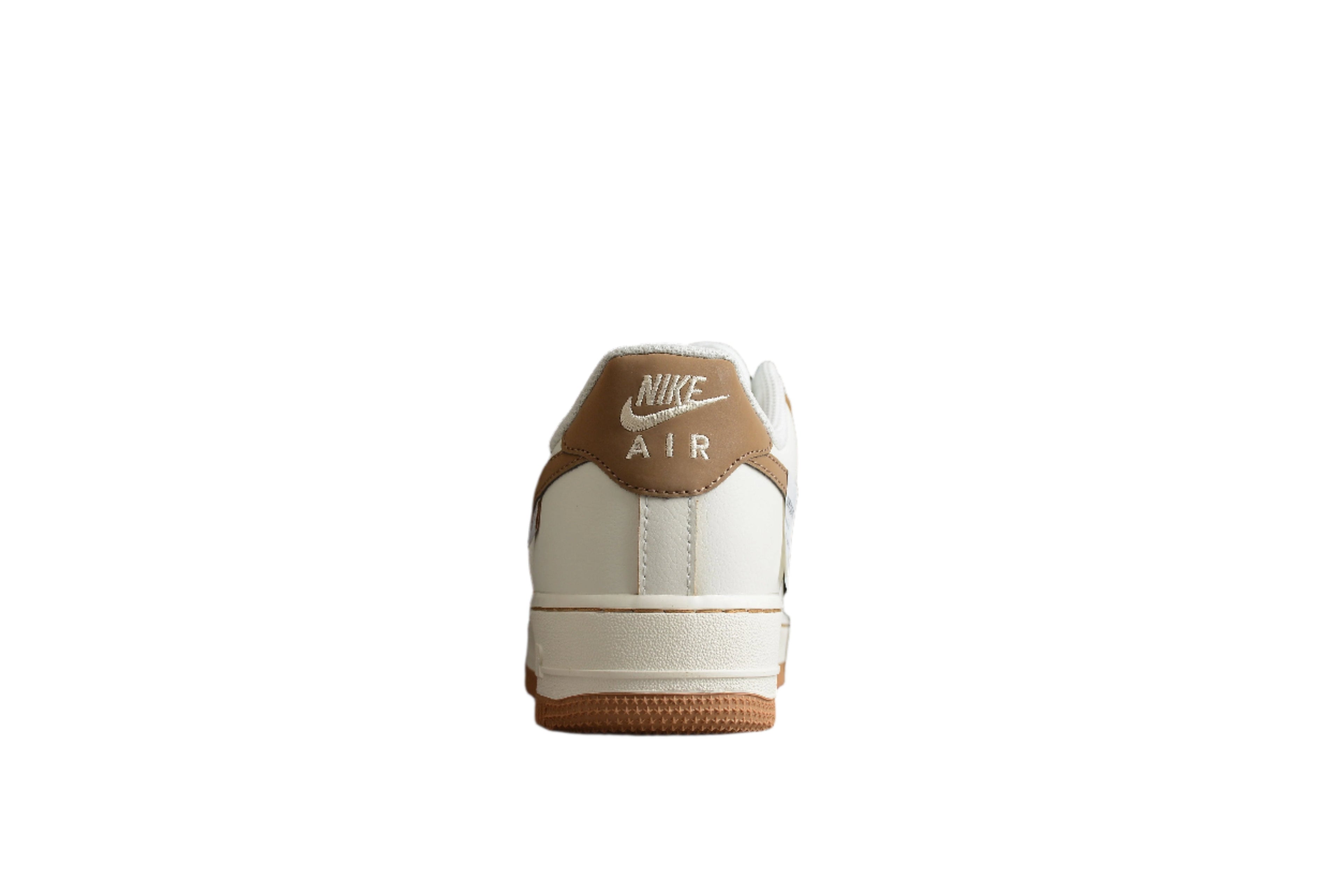 Nike Air Force One Mocha Brown / White