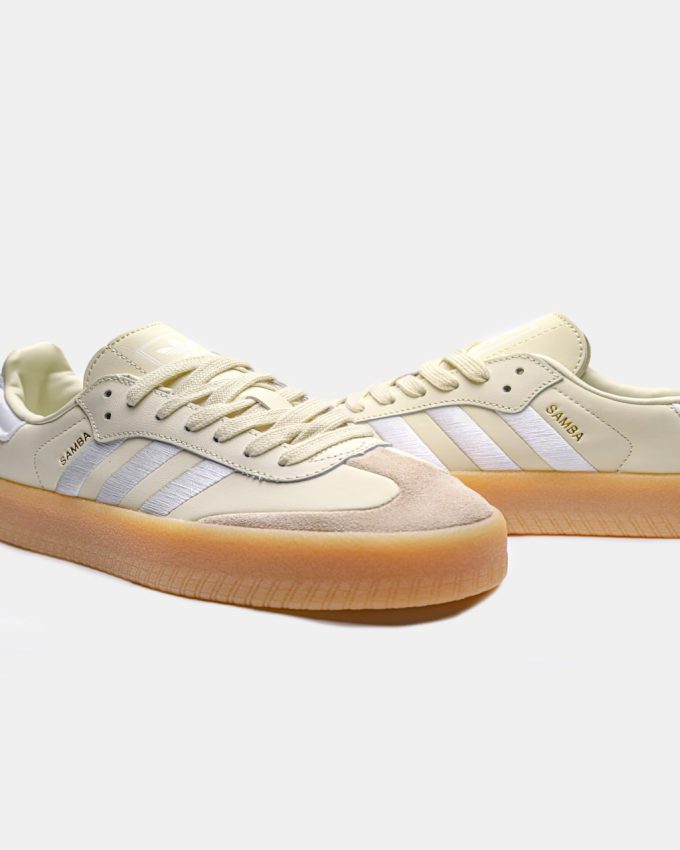 Adidas Samba Cream / Silver Metallic