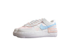 Nike Air Force One Shadow Light Blue and Pink