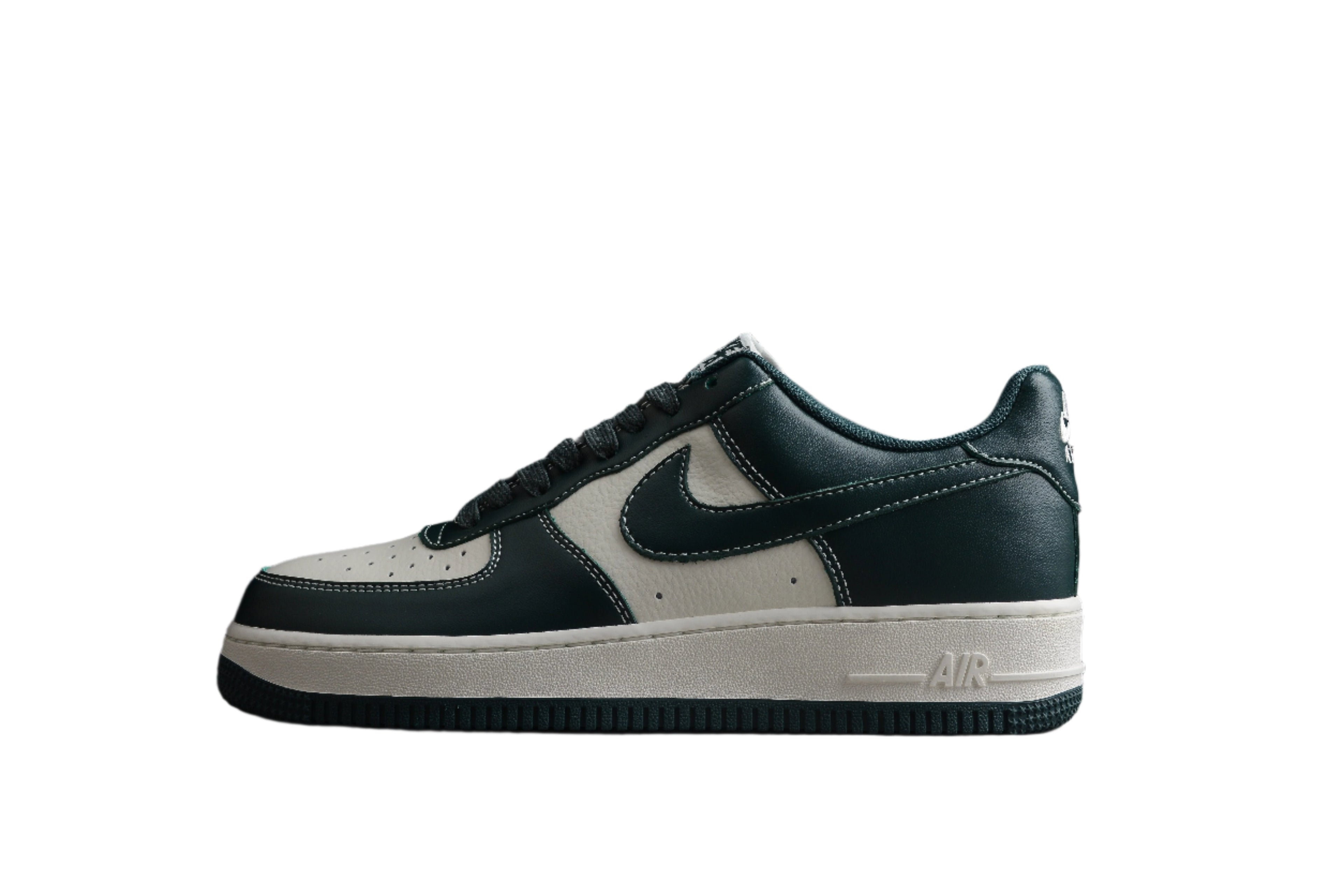 Nike Air Force One White / Dark Green