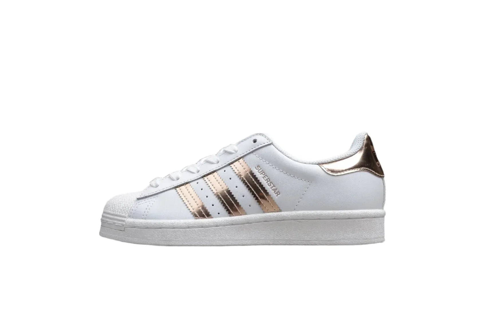 Adidas Superstar White / Light Bronze