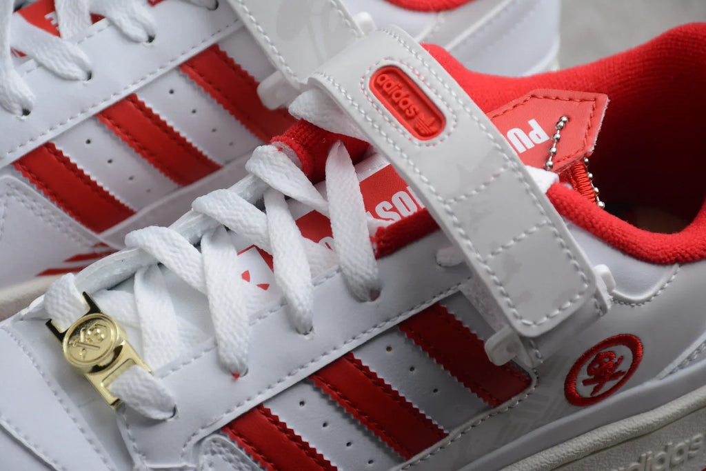 Adidas Forum White / Red