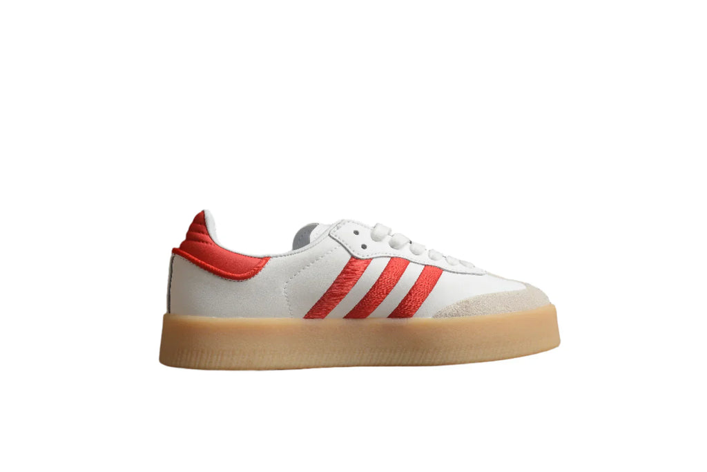 Adidas Samba White / Solar Red