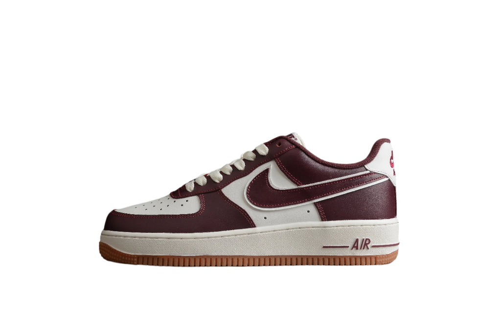 Nike Air Force One Burgundy / White